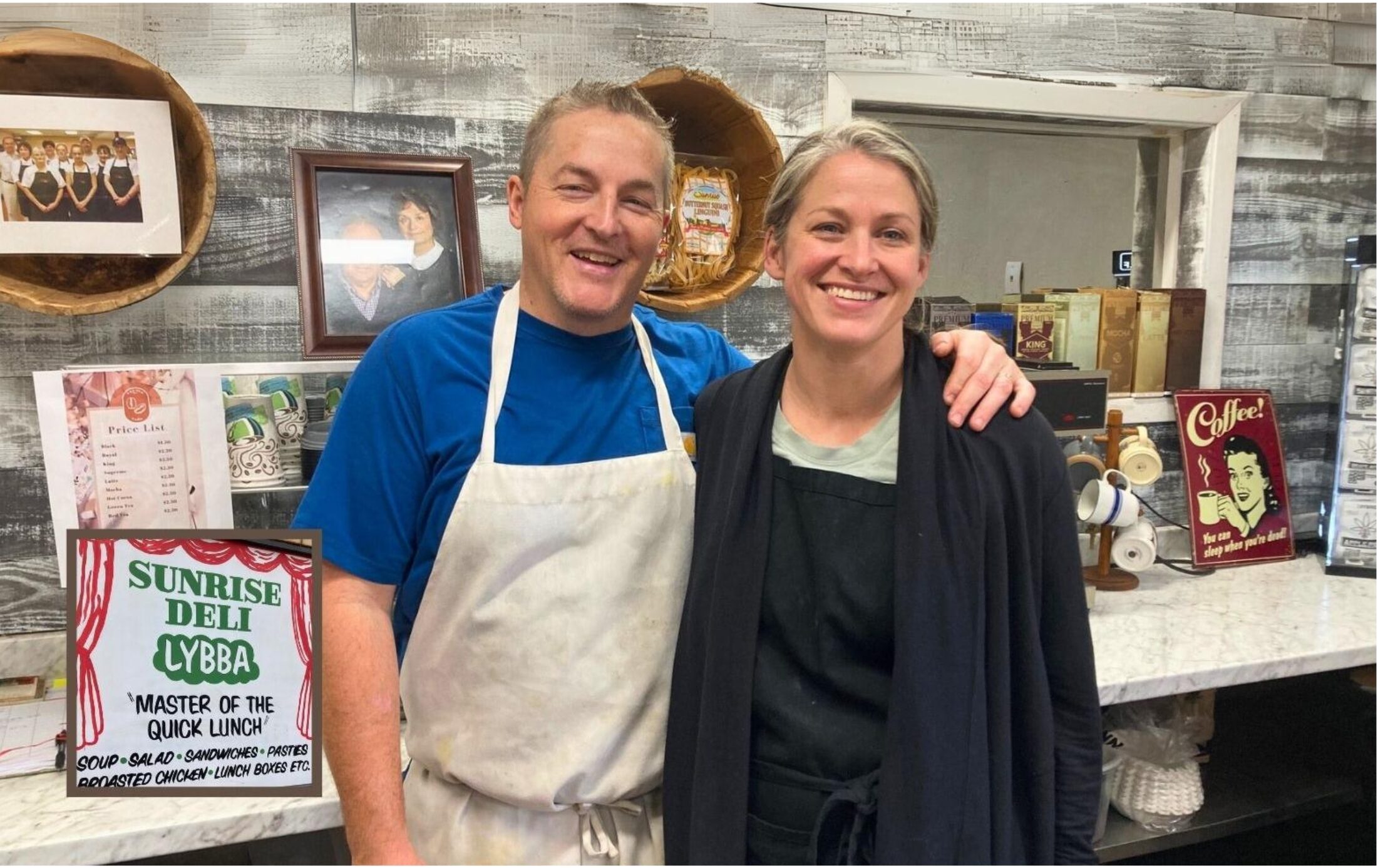 Mikal and Melissa owners of Sunrise Deli hibbing